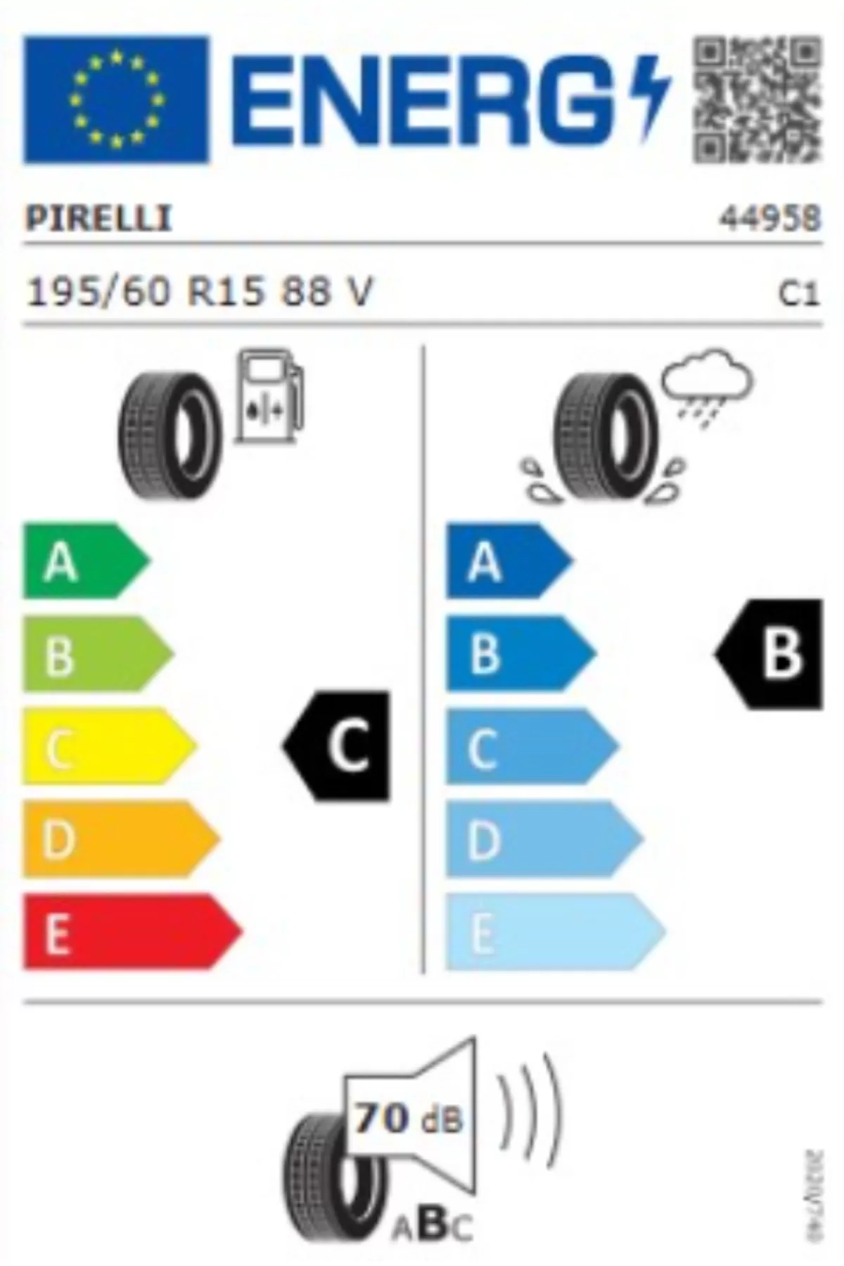 PİRELLİ 195/60R15 88V CINTURATO P1